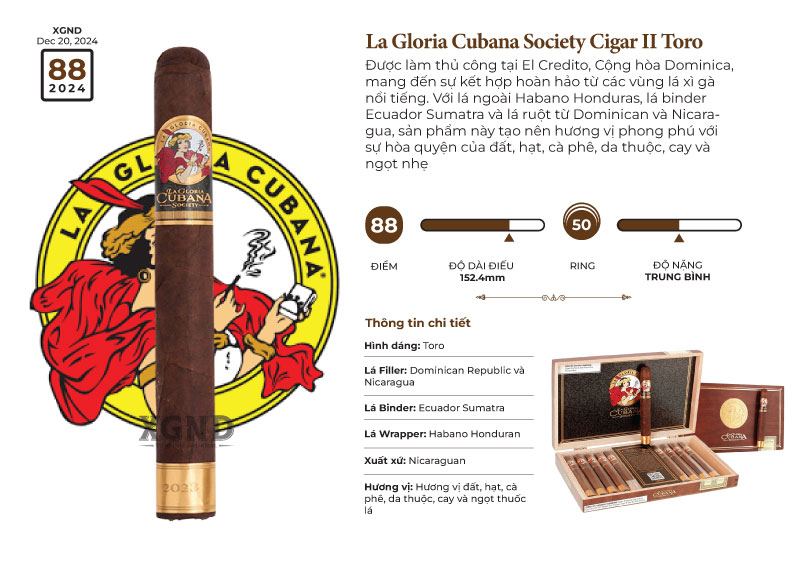 Cigar La Gloria Cubana Society Cigar II Toro