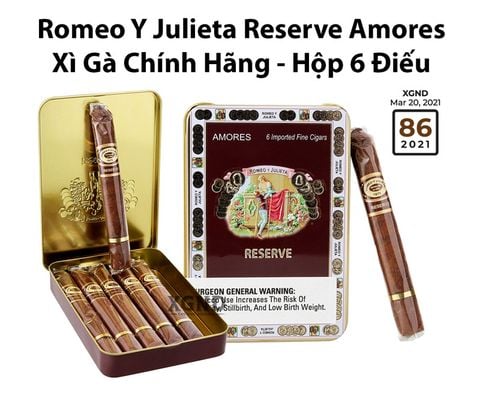 Cigar Romeo Y Julieta Reserve Amores - Xì Gà Chính Hãng