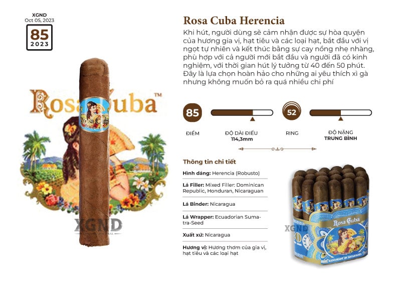 Cigar Rosa Cuba Herencia