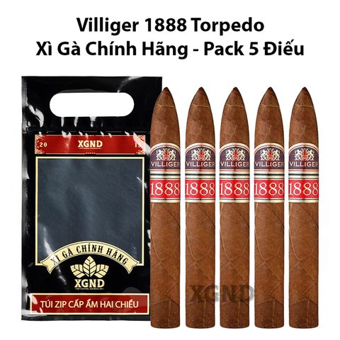 Cigar Villiger 1888 Torpedo - Xì Gà Dominica Chính Hãng