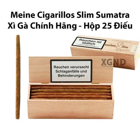 Cigar Meine Slim Sumatra - Xì Gà Chính Hãng