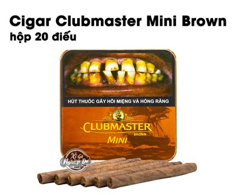 Clubmaster Mini Brown - Xì gà Mini Đức Chính hãng