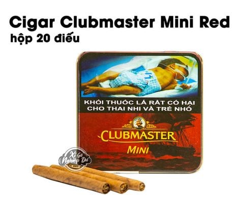Clubmaster Mini Red - Xì gà Mini Đức Chính hãng