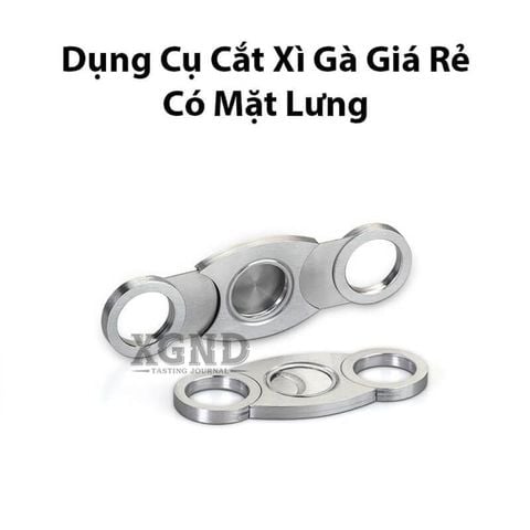 Dao Cắt Xì Gà Inox Có Mặt Lưng - Phụ Kiện Xì Gà Chính Hãng