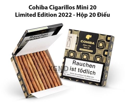 Cigar Cohiba Cigarillos Mini Limited Edition 2022 - Xì gà Cuba Chính Hãng