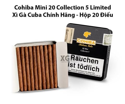 Cigar Cohiba Mini 20 Collection 5 Limited - Xì gà Cuba Chính Hãng