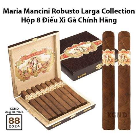 Combo 8 Điếu Cigar Maria Mancini Robusto Larga Collection - Xì Gà Chính Hãng