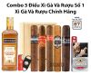 Combo 5 Điếu Xì Gà Và Rượu Số 1