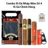 Combo Xì Gà Nhập Môn No 4 - Xì Gà Dành Cho Người Mới Kèm Túi Ủ XGND