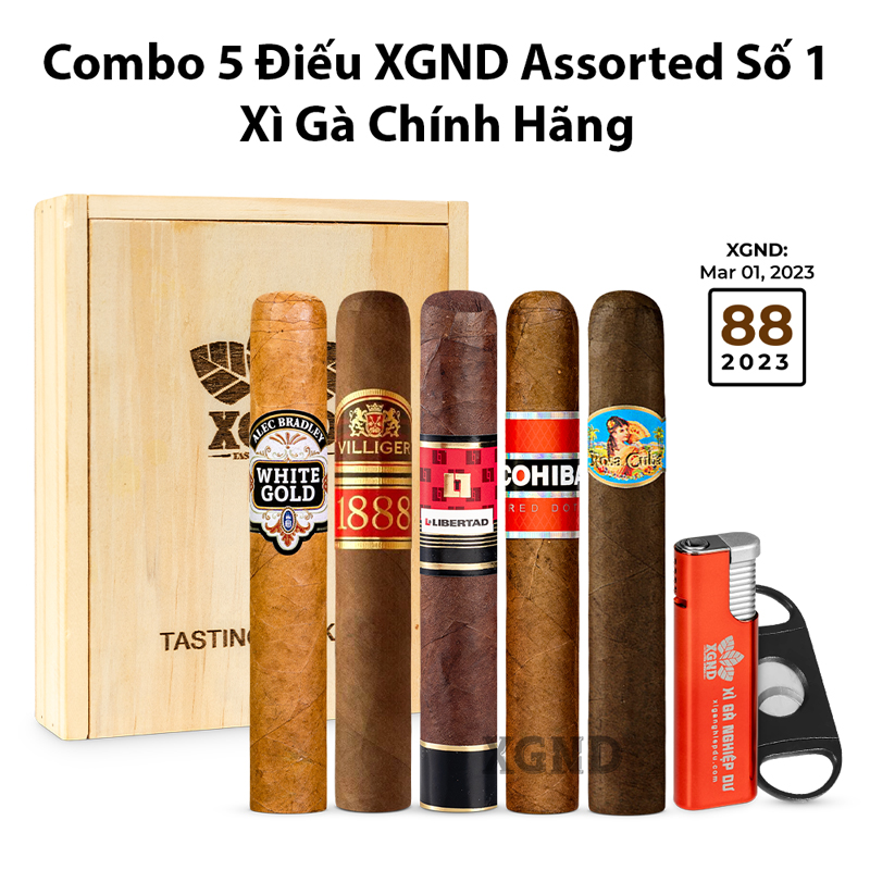 Combo 5 Điếu XGND Assorted Số 1 Chính Hãng