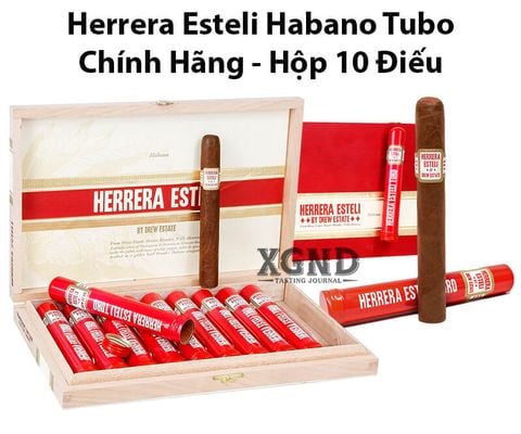 Cigar Drew Estate Herrera Esteli Habano Tubo - Xì Gà Chính Hãng