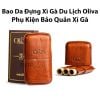 Bao Da Đựng Xì Gà Du Lịch Oliva Chính Hãng - Phụ Kiện Bảo Quản Xì Gà