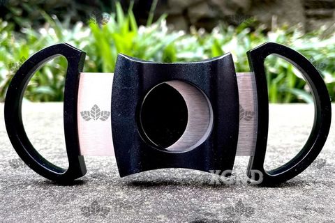 Dao Cắt Xì Gà 2 Lưỡi Drew Estate Cigar Cutter and Stand - Dụng Cụ Cắt Cigar Chính Hãng