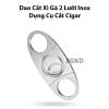 Dao Cắt Xì Gà Inox - Dụng Cụ Cắt Cigar Chính Hãng