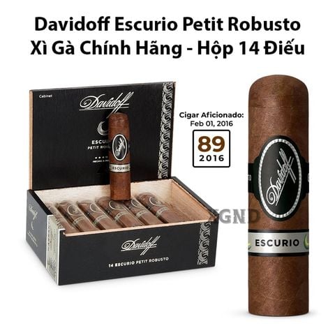 Cigar Davidoff Escurio Petit Robusto -  Xì Gà Cao Cấp Chính Hãng