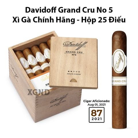 Cigar Davidoff Grand Cru No 5 - Xì Gà Chính Hãng