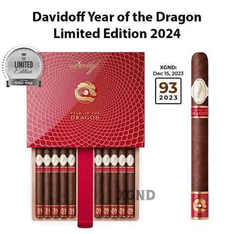 Cigar Davidoff Year Of The Dragon Limited Edition 2024 - Xì Gà Chính Hãng