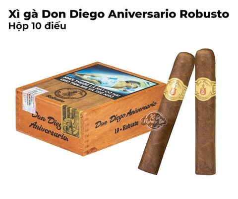 Cigar Don Diego Aniversario Robusto - Xì Gà Dominica Chính Hãng