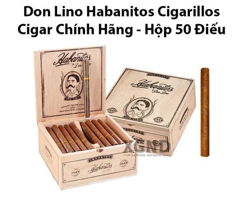 Cigar Mini Don Lino Habanitos Cigarillos - Xì Gà Mini Chính Hãng - Hộp 50 Điếu