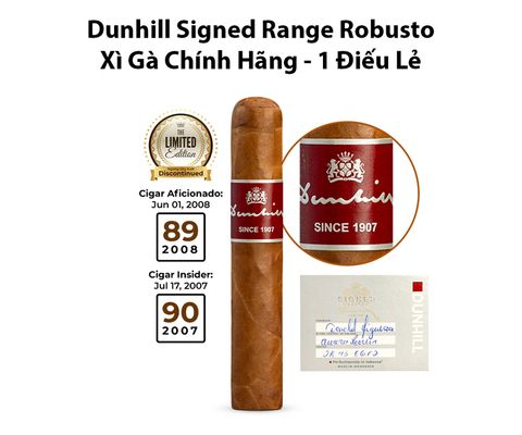 Cigar Dunhill Signed Range Robusto - Xì Gà Chính Hãng