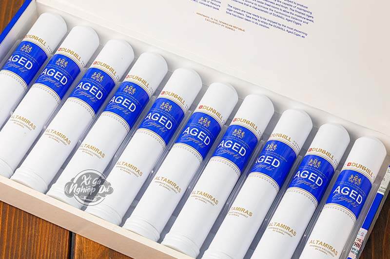 Cigar Dunhill Aged Tubed Altamiras - Hộp Xì Gà Dominica Chính Hãng