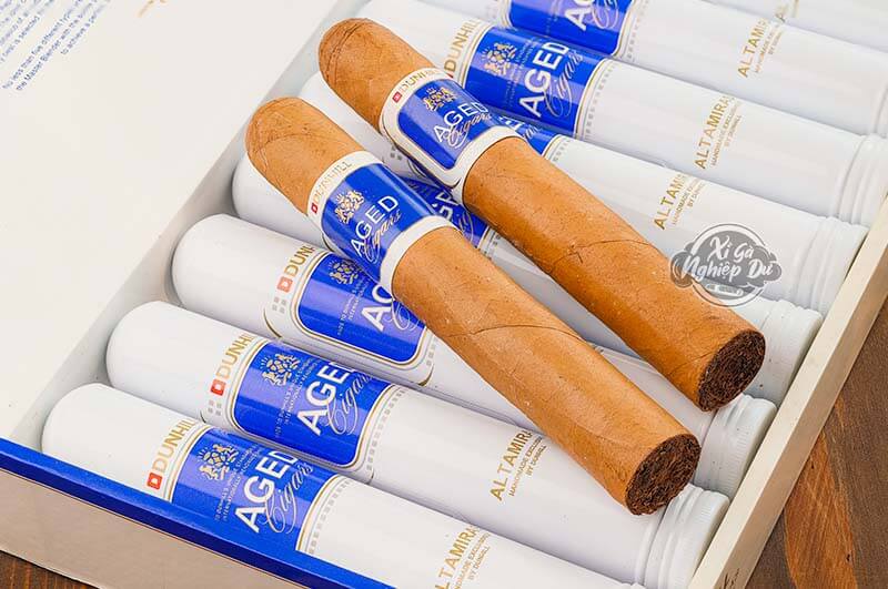 Cigar Dunhill Aged Tubed Altamiras - Hộp Xì Gà Dominica Chính Hãng