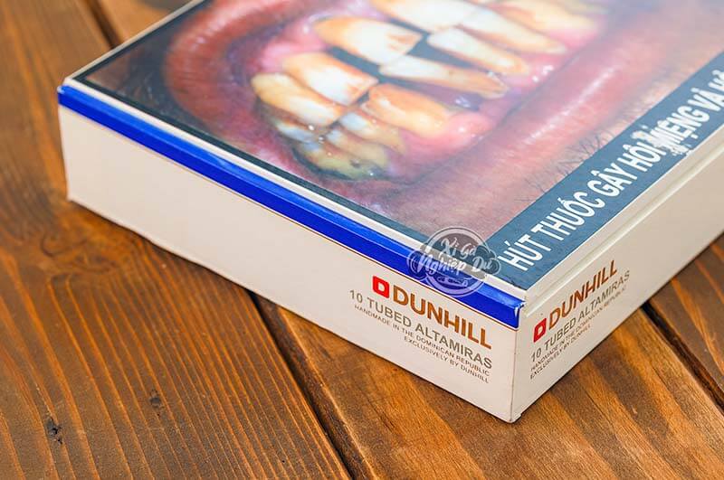 Cigar Dunhill Aged Tubed Altamiras - Hộp Xì Gà Dominica Chính Hãng