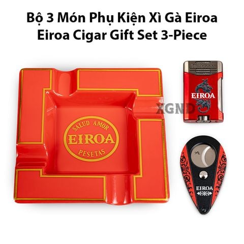 Bộ 3 Món Phụ Kiện Xì Gà Eiroa Gift Set - Phụ Kiện Xì Gà Chính Hãng