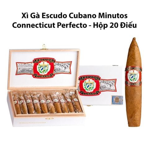 Cigar Escudo Cubano 20 Minutos Perfecto Connecticut Chính Hãng
