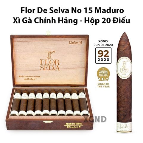 Cigar Flor De Selva No 15 Maduro - Xì Gà Chính Hãng