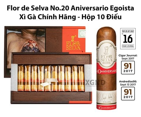 Cigar Flor de Selva No 20 Egoista - Xì Gà Chính Hãng