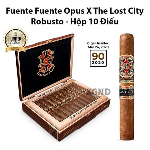 Cigar Fuente Fuente Opus X The Lost City Limited Robusto Chính Hãng