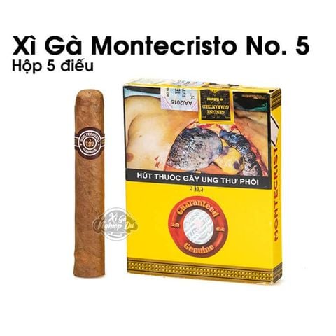 Cigar Cuba Montecristo No.5 - Xì Gà Cuba Chính Hãng