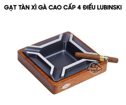 Gạt Tàn Cigar Cao Cấp Cho 4 Điếu Xì Gà Hãng Lubinski