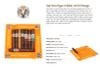 Gạt Tàn Cigar 4 Điếu AVO Orange Ashtray Chính Hãng - Phụ Kiện Xì Gà