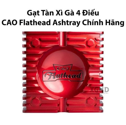 Gạt Tàn Xì Gà 4 Điếu CAO Flathead Ashtray Chính Hãng