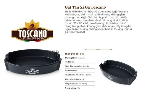 Gạt Tàn Xì Gà Toscano Chính Hãng - Phụ Kiện Xì Gà