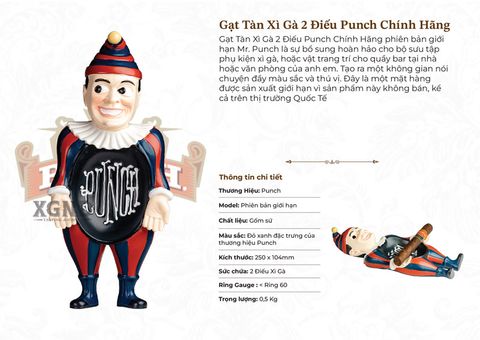 Gạt Tàn Xì Gà Punch Chính Hãng - Phụ Kiện Xì Gà