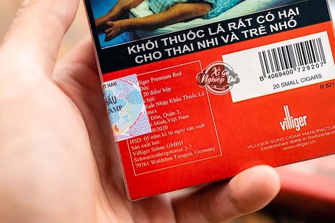 Cigar Villiger Premium Red - Xì Gà Mini Đức Chính Hãng