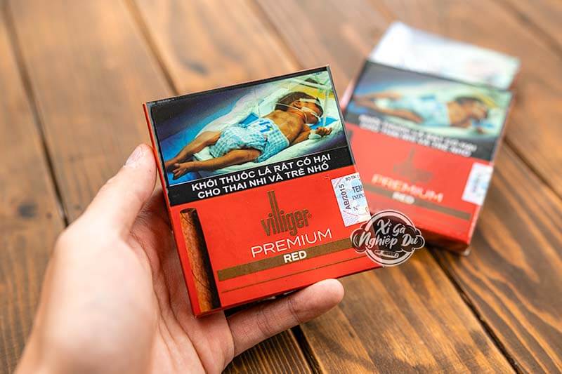 Cigar Villiger Premium Red - Xì Gà Mini Đức Chính Hãng