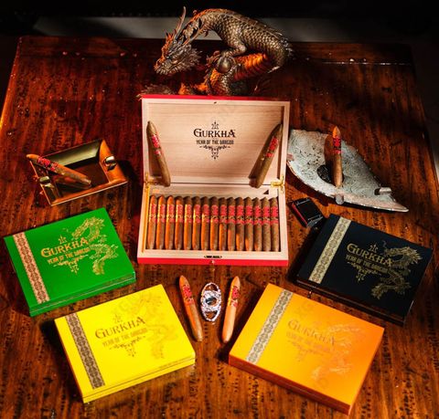 Cigar Gurkha Year Of The Dragon Limited Edition By Ernesto Perez-Carrillo - Xì Gà Chính Hãng