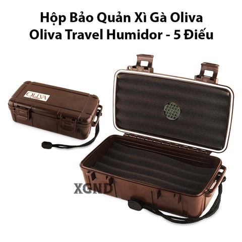 Hộp Bảo Quản Xì Gà Oliva Travel Humidor Chính Hãng