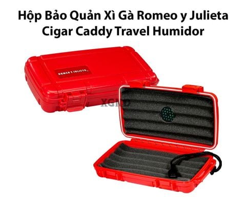 Hộp Bảo Quản Xì Gà Romeo y Julieta Cigar Caddy Travel Humidor Chính Hãng