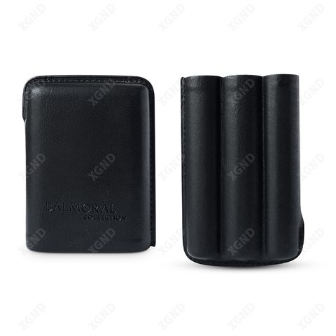 Hộp Đựng Xì Gà Cầm Tay 3 Điếu Balmoral Bằng Da - Phụ Kiện Xì Gà