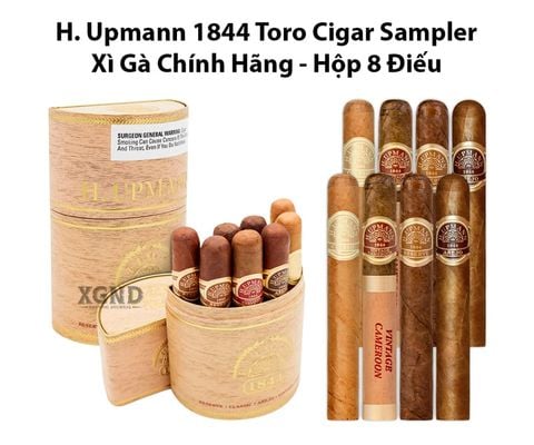 Cigar H Upmann 1844 8 Count Toro Cigar Sampler - Xì Gà Chính Hãng