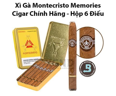 Cigar Montecristo Memories 6 - Xì Gà Chính Hãng