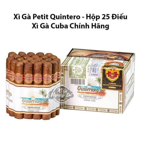 Cigar Cuba Quintero Petit Quintero - Xì Gà Cuba Chính Hãng