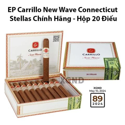 Cigar EP Carrillo New Wave Connecticut Stellas - Xì Gà Chính Hãng