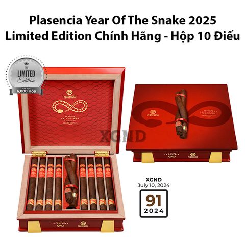 Cigar Plasencia Year Of The Snake 2025 Limited Edition - Xì Gà Chính Hãng