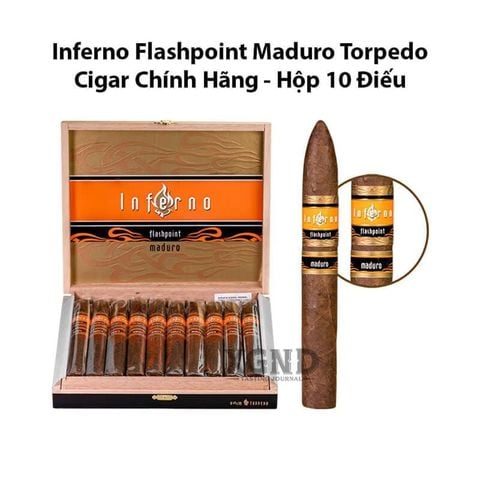 Cigar Inferno Flashpoint Maduro Torpedo - Xì Gà Chính Hãng
